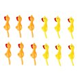 thumbnail image 2 of 12 PCS Creative Ejection Chicken Toy Light Rubber Finger Prank Flying Toy, 2 of 8