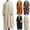 Beige, variant on FAHUOMU Men's Muslim Robe Casual Long Sleeve Crew Neck Tunic Thobe for Men Arabic Clothes for Men Arab Robe Caftan