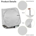 thumbnail image 5 of Yuyamidu Driving Dog Front Window Car Sun Shade Foldable Windshield Sunshade for Hatchback SUV Van Summer Car Sun Visor Large Car Window Shield Blocks UV Rays Auto Accessories, 5 of 7