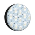 thumbnail image 1 of Fotbe Cute Cat Funda de Llanta de Repuesto con Estampado, Engrosada, Ajuste Universal para Jeep, Remolque, RV, SUV, Camión-14 inch, 1 of 6