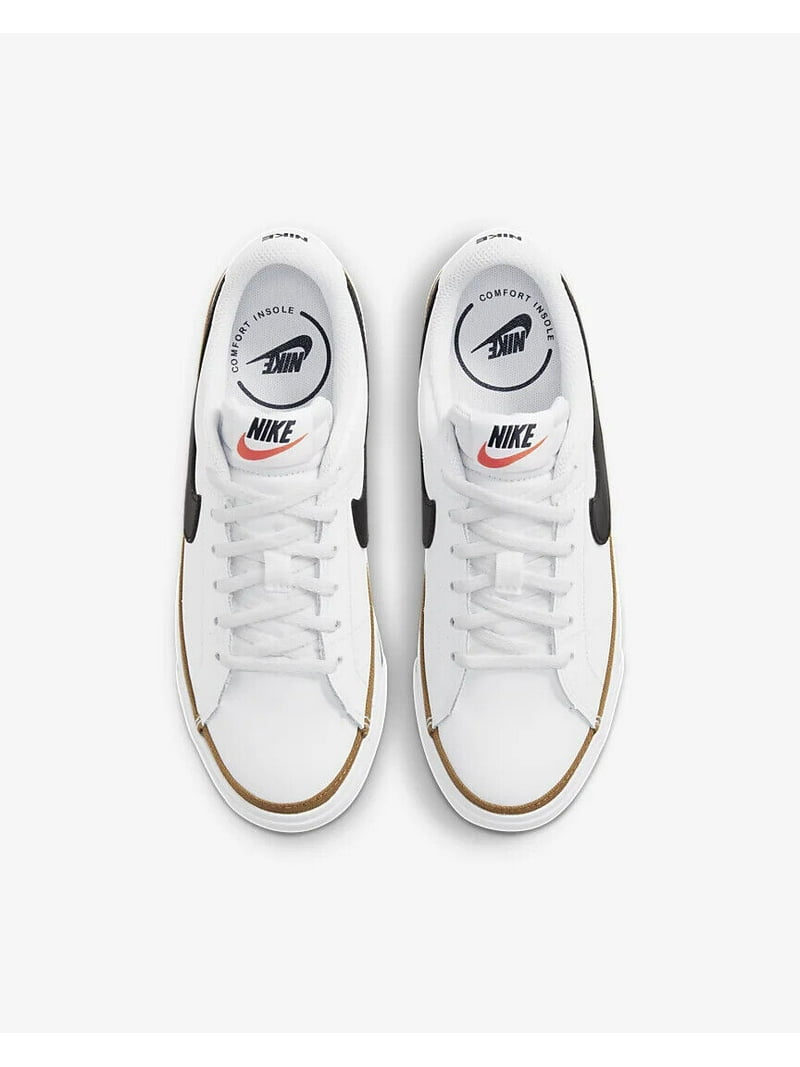 Nike Court Legacy DA5380-102 Youth Kid's White/Desert Ochre/Black