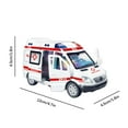 thumbnail image 3 of Popular Car Model Toys Ornaments Large Simulation Ambulance Gift Boomerang Toy Model Childrens, 3 of 7