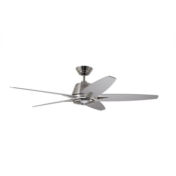 Emerson Euclid Ceiling Fan by Kathy Ireland Home by Luminance Brands CF500SBS in Steel Finish