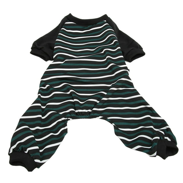 Dog Jumpsuit,Striped Dog Pajamas Soft Onesie Dog Pajamas Striped Dog Pajamas Streamlined Design