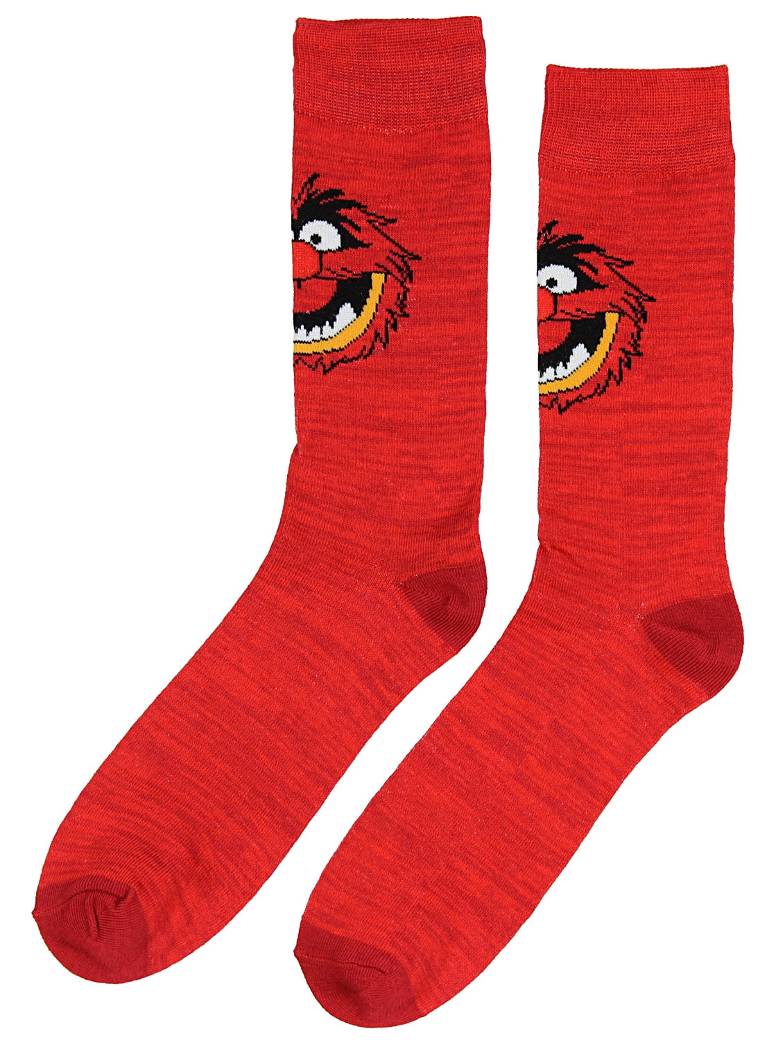 Disney The Muppets Socks Animal Men's Casual Crew Socks, Shoe Size 812
