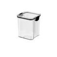 thumbnail image 2 of Food Storage Containers, Staron 2026 Airtight Stackable Kitchen Jars, Transparent Plastic Dry Food Storage Container Set with Buckle Lids, Black, 2 of 3