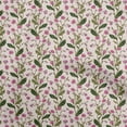 thumbnail image 1 of oneOone Viscose Chiffon Pink Fabric Floral Retro Quilting Supplies Print Sewing Fabric By The Yard 42 Inch Wide, 1 of 5