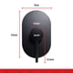 thumbnail image 4 of MONOMANDO PARA REGADERA REDONDO DE COLOR NEGRO MATE BAUEN B-513, 4 of 9
