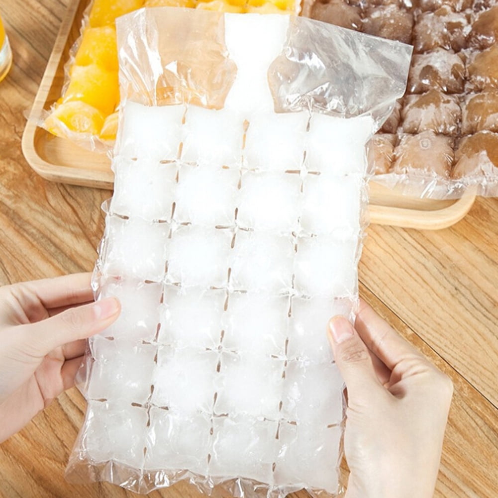 Details about   50-200Pc Disposable Ice Cube Bag Freezer Plastic BBQ Party Maker Tray Bulk Acces