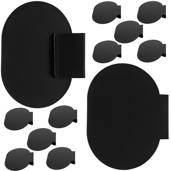 12Pcs Clip On Basket Labels with Price Display Erasable Label Clips for Storage Bin Organization