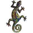 thumbnail image 1 of Décoration Murale en Métal Gecko pour Usage Intérieur Ou Extérieur, 1 of 5