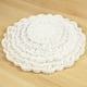thumbnail image 4 of 100Pcs Round Paper Lace Doilies Cake Placemat Party Wedding Baking Decoration Cup Wine Decorative Mat Placemats For Table, 4 of 9