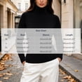thumbnail image 4 of Turtleneck Tops for Women Raglan Knit Sweater Basic Long Sleeve Slim Fit Casual Soft Solid Color Basic Layering Top for Weekend Getaway, 4 of 8