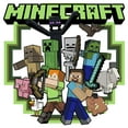 thumbnail image 2 of Men's Minecraft Steve and Alex Group Shot Graphic Tee White Small, 2 of 5