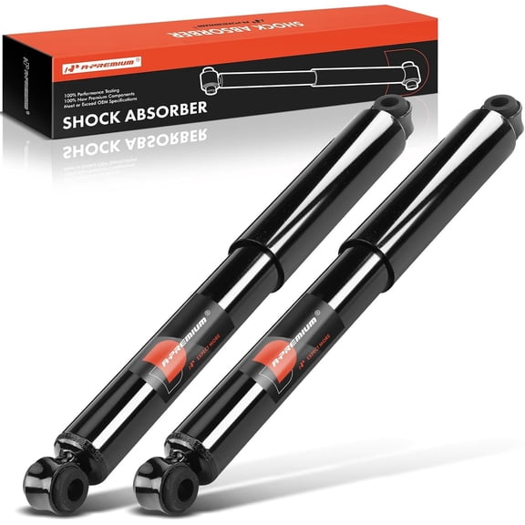 A-Premium Rear Suspension Shock Absorber Compatible with Toyota Tacoma 1999-2004, RWD, Extended Cab Pickup, 2-PC Set