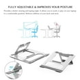 thumbnail image 2 of Support pour Ordinateur Portable, Réglable, Pliable et Léger Compatible avec Ordinateurs Portables de 7-16 Pouces Y Compris Macbook Pro / Air, Surface Ordinateurs Portables, Samsung, Hp -Argent, 2 of 6