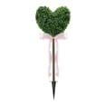 thumbnail image 2 of Heart Shaped Boxwood Topiary Tree, 2.5ft Artificial Faux Plant for Valentine's Day, Indoor Outdoor Home and Porch Decor, 2 of 5