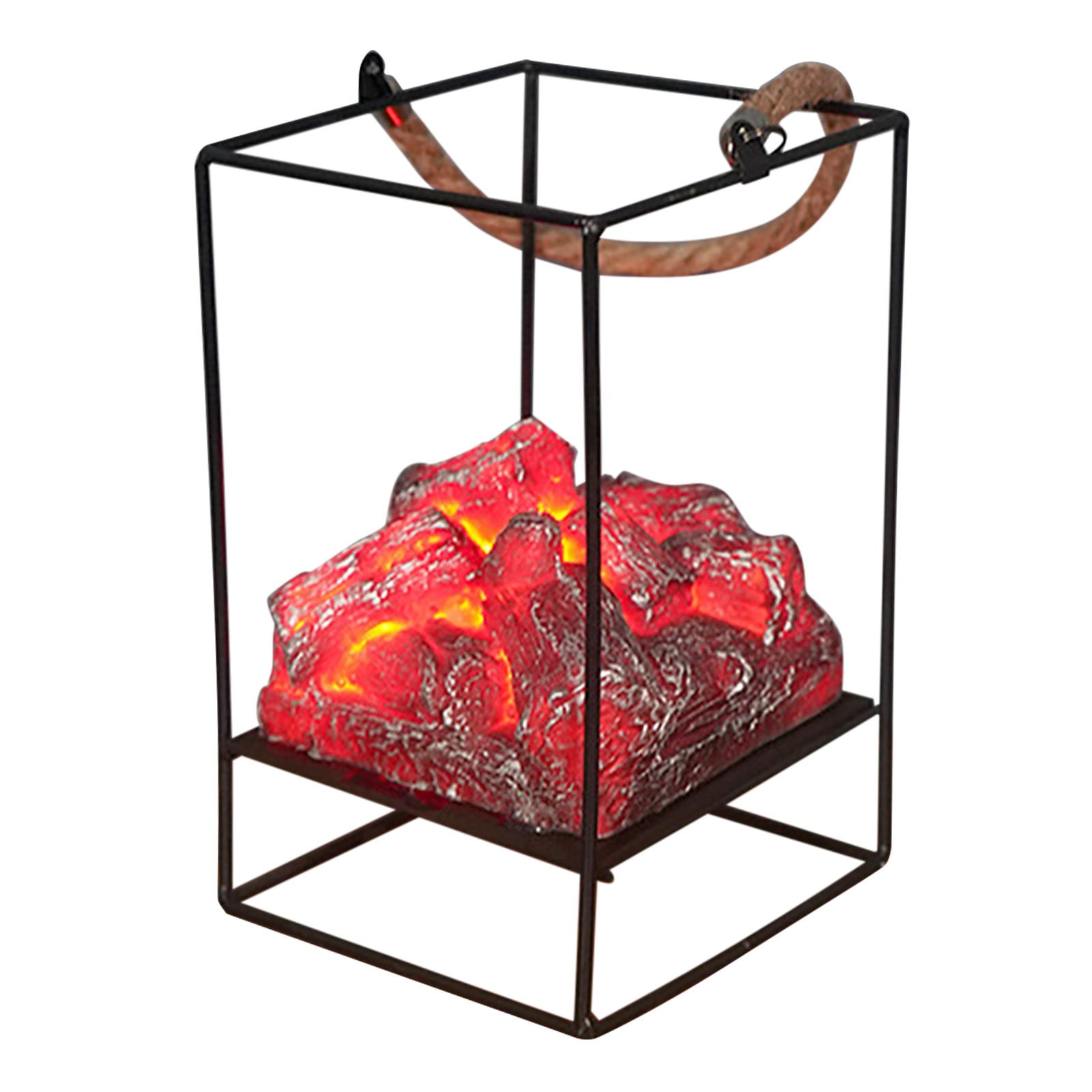 LYCAQL Desktop Ornaments Imitation Flame Lights LED Decorative Lights