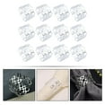 thumbnail image 3 of OUNONA 12pcs Stainless Steel Napkin Rings Dinner Party Napkin Holders Wedding Birthday Napkin Rings, 3 of 8