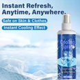 thumbnail image 2 of 100ml Cooling Spray, Instant Body Heat Relief Mist, Portable Refreshing Sports Cooling Spray for Summer Outdoor Sports Soccer Basketball Hiking, 2 of 5