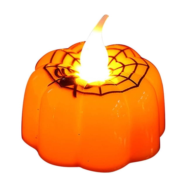 LED Pumpkin Candle Light for Atmosphere Decoration and Party Halloween Decorative To