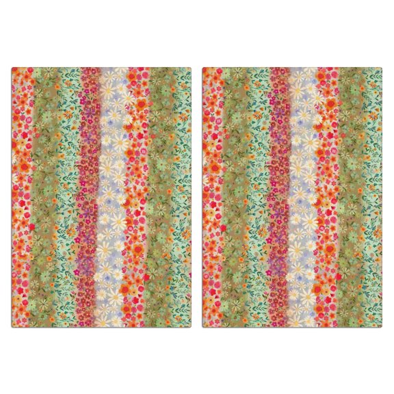 2 Pcs Funny Kitchen Towels,Pioneer Flower Microfiber Dish Towels,Kitchen Tea Towels,Kitchen Towel Set (18" X 26")