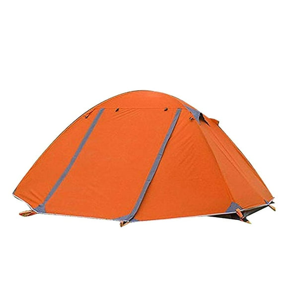 Camping Voyage Plage Tentes de Randonnée Tentes Extérieures Imperméables à Double Couche - Orange