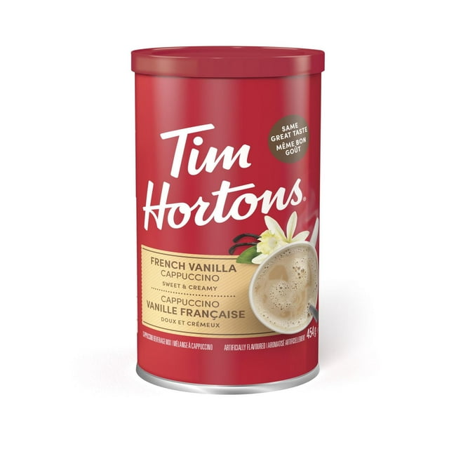 Tim Hortons French Vanilla Cappuccino Beverage Mix