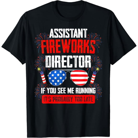 Playful Comfort Tee - Assistant fireworks director if you see running T-Shirt