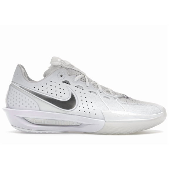 Nike Men's Air Zoom GT Cut 3 TB White Metallic Silver Shoes, from StockX