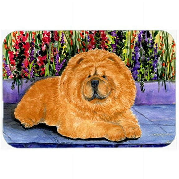 Carolines Treasures SS8601LCB Chow Chow Glass Cutting Board Large, 12H x 16W, multicolor