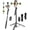 Tripod with Large Ring Light & Mic, variant on for Vlogging Kit for iPhone/forAndroid, 71" Selfie Stick Tripod w/Dual Light, Wireless Mic & Remote - TikTok/YouTube Creator Essentials