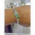 thumbnail image 2 of 925 Sterling Silver Saint Jude Bracelet CZ San Judas Wristband Religious Mens Womens, 2 of 10