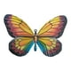 thumbnail image 2 of Decoración de pared de mariposa, arte de pared de hierro, decoración de metal, elegante adorno de regalo para Amarillo, 2 of 9