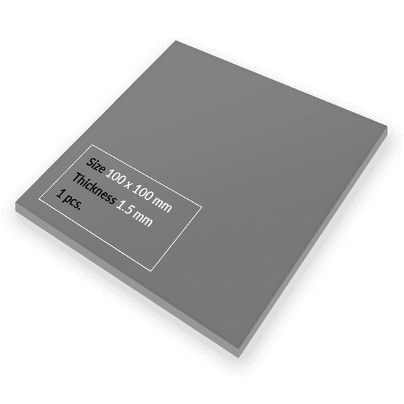 ARCTIC TP-4 Thermal Pad 100x100x1.5mm, Stackable up to 2.0mm, Soft Gap Filler, High Performance