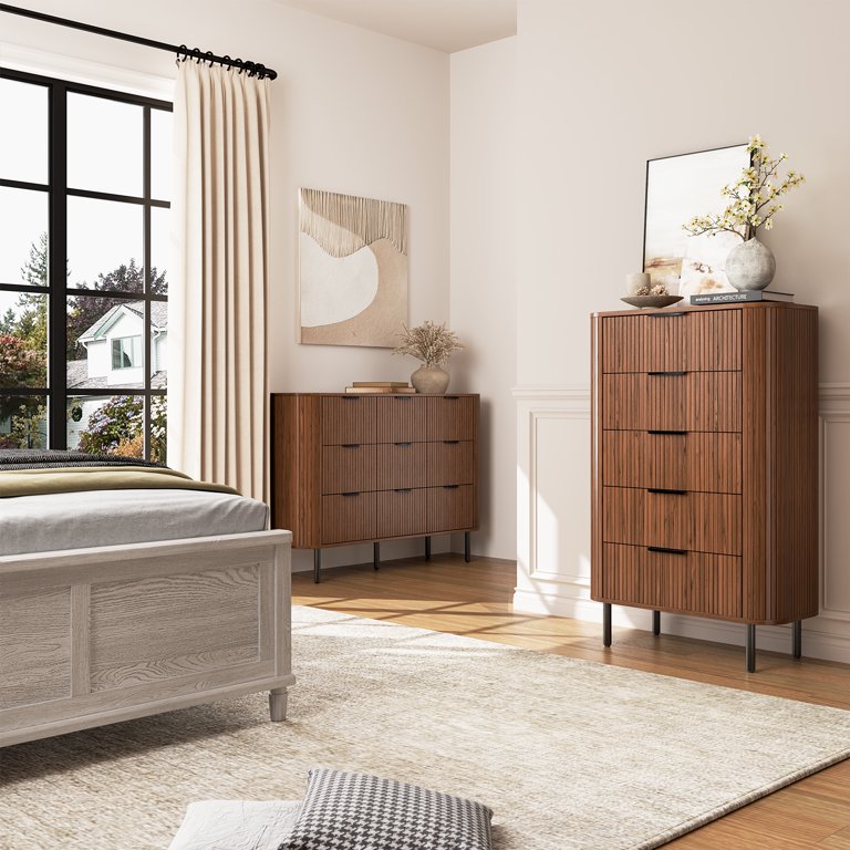 mid century modern vertical dresser Ellipse Dresser