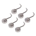 thumbnail image 1 of Magnet Hooks, 180° Rotation Magnetic Hook Space Saving  For Refrigerator Nickel Colour, 1 of 8