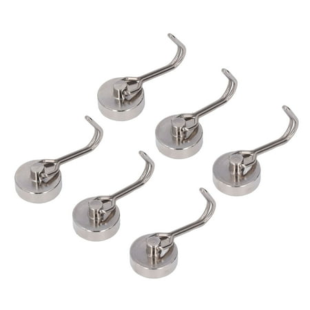

Magnetic Hook Easy Installation Magnet Hooks 180 Rotation For Refrigerator Nickel Colour