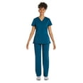 thumbnail image 3 of Scrubstar Women's Premium Ultimate Stretch V-Neck Scrub Top, Sizes XS-3XL, 3 of 6