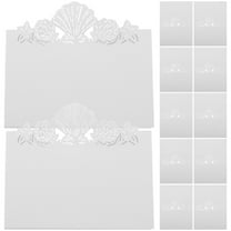 Milisten 50Pcs Party Place Cards for Food Buffet with Writing Function 4.72x3.54In