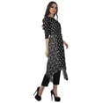 thumbnail image 3 of Moomaya Printed Traditional Clothing Womens Asymmetric Kurti Kurta With Pant Set, 3 of 6