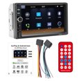 thumbnail image 2 of Reproductor MP5 Bluetooth para coche, multilingüe, de 7 pulgadas, reproductor de audio y video multifuncional para coche, radio, 2 of 9