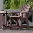 thumbnail image 3 of Wildridge Heritage High Adirondack Chair, Cherrywood - All-Weather Recycled Plastic Furniture for Patio, Deck, Lawn, 3 of 4