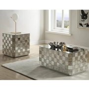 Modern Mirrored Coffee Table + 2 End Tables by Acme Nasa 84905-3pcs