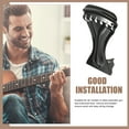 thumbnail image 5 of TINKSKY 6-String Black Metal Tailpiece Replacement Part for Guitar Upgrade, and Easy to Install, 1 Piece, 5 of 8