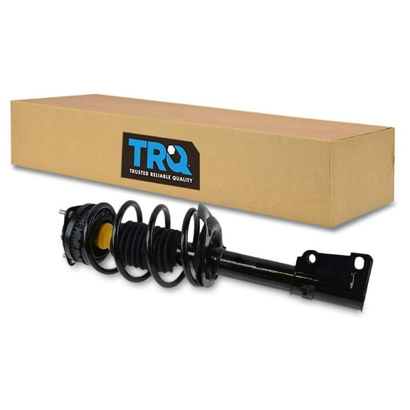 TRQ Front Left Complete Strut & Coil Spring Assembly Drivers Side Fits Select 2011-2014 Chrysler 200 2007-2010 Sebring 2008-2014 Dodge Avenger