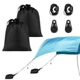 thumbnail image 1 of Beach Shade Accessories Strdfeve, paquete de 2 sacos de arena con abrazaderas, 1 of 8