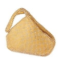thumbnail image 3 of TOPCHANCES Women Ladies' Triangle Bling Glitter Purse For Girls Crown Box Clutch Evening Luxury Bags for Party Prom, 3 of 6