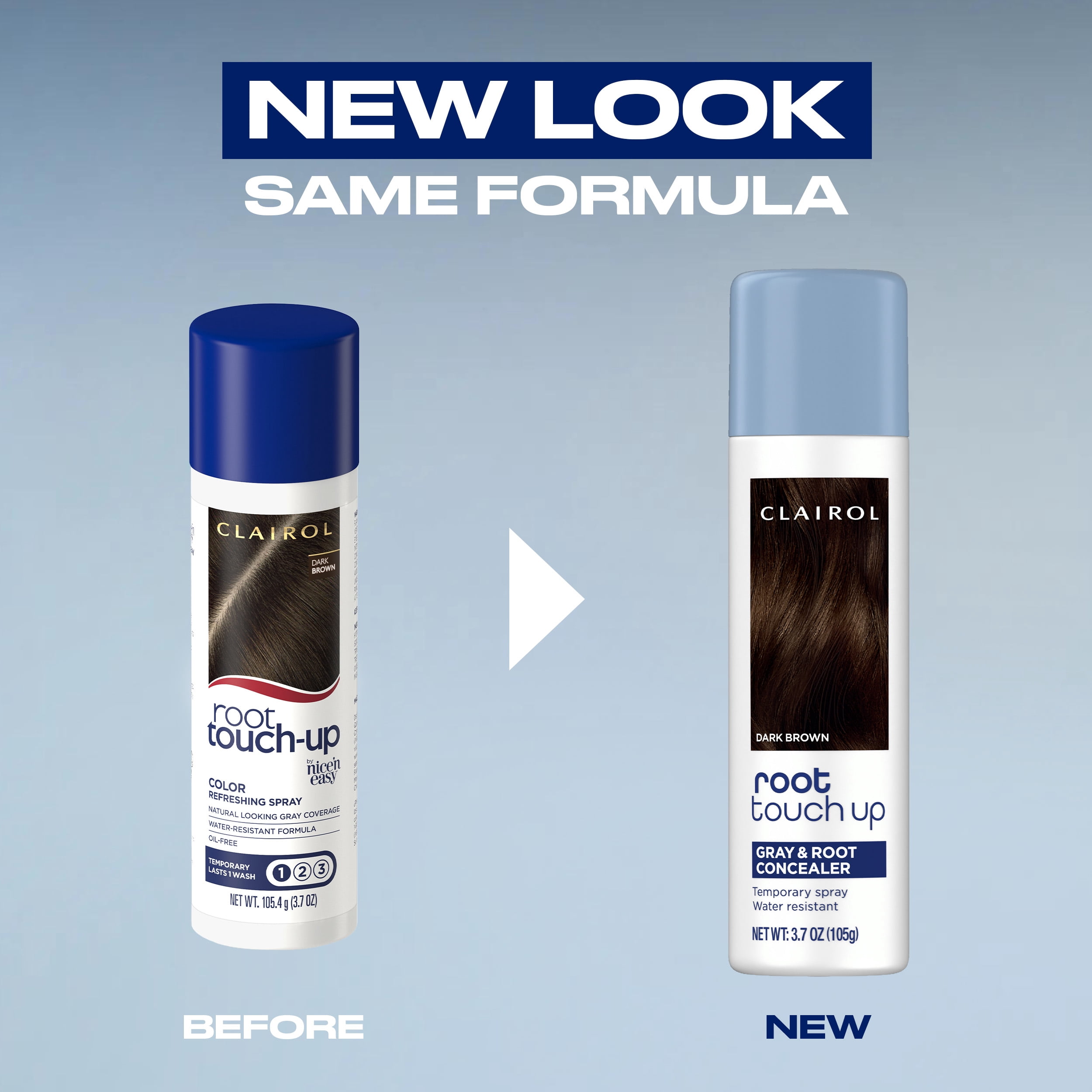 Clairol Root Touch-Up Refreshing Hair Dye Spray, Temporary Hair Color, Black, 3.7 oz