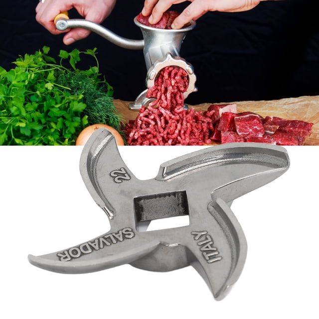 Stainless Steel Knives Cutter Blade, Meat Grinder Blade Rustproof Accurate Cutting Easy To Use High Strength for Kitchen